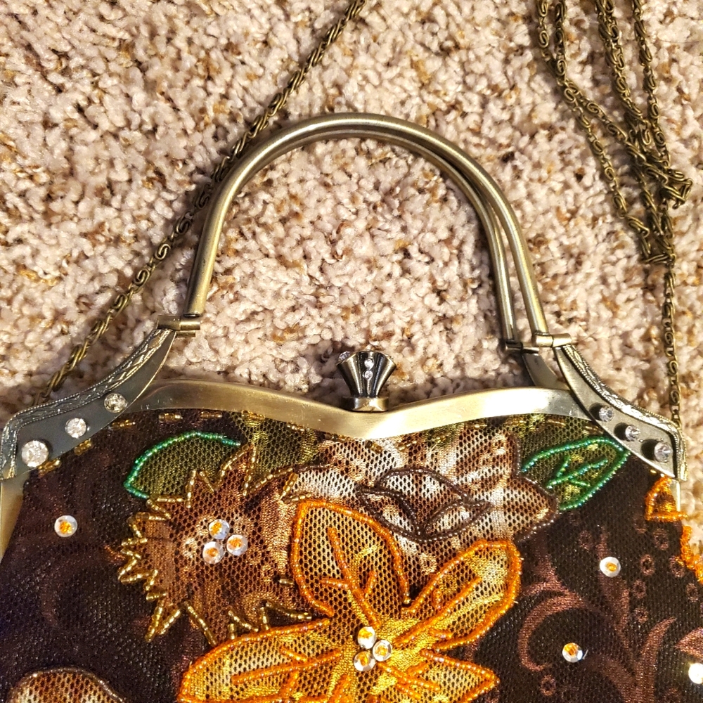 Vintage beaded clutch